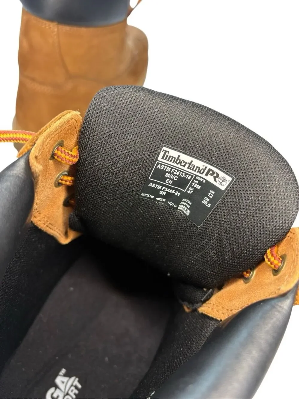Timberland Pro 6” Direct Attach steel toe waterproof work boots - 13M